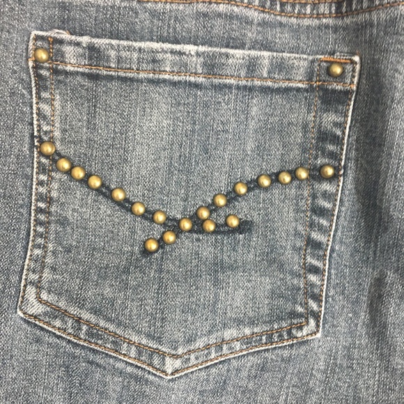 Wide Bootcut Contrast Jeans - Unusual Size 15 - Picture 3 of 5